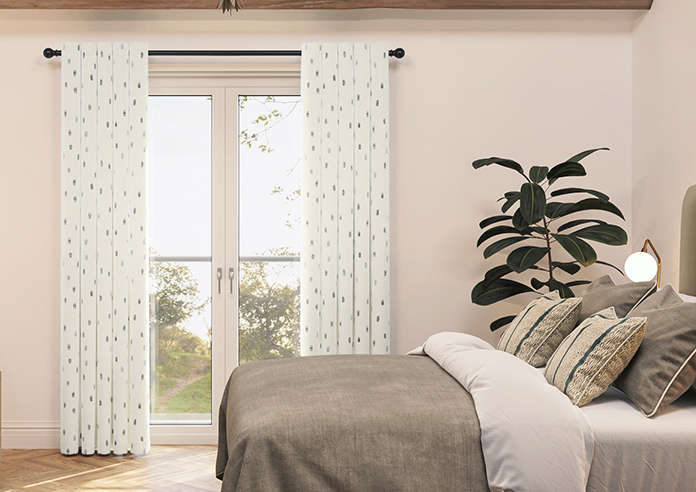 Ink Spots, Grey - Made to Measure Curtains - Image 3